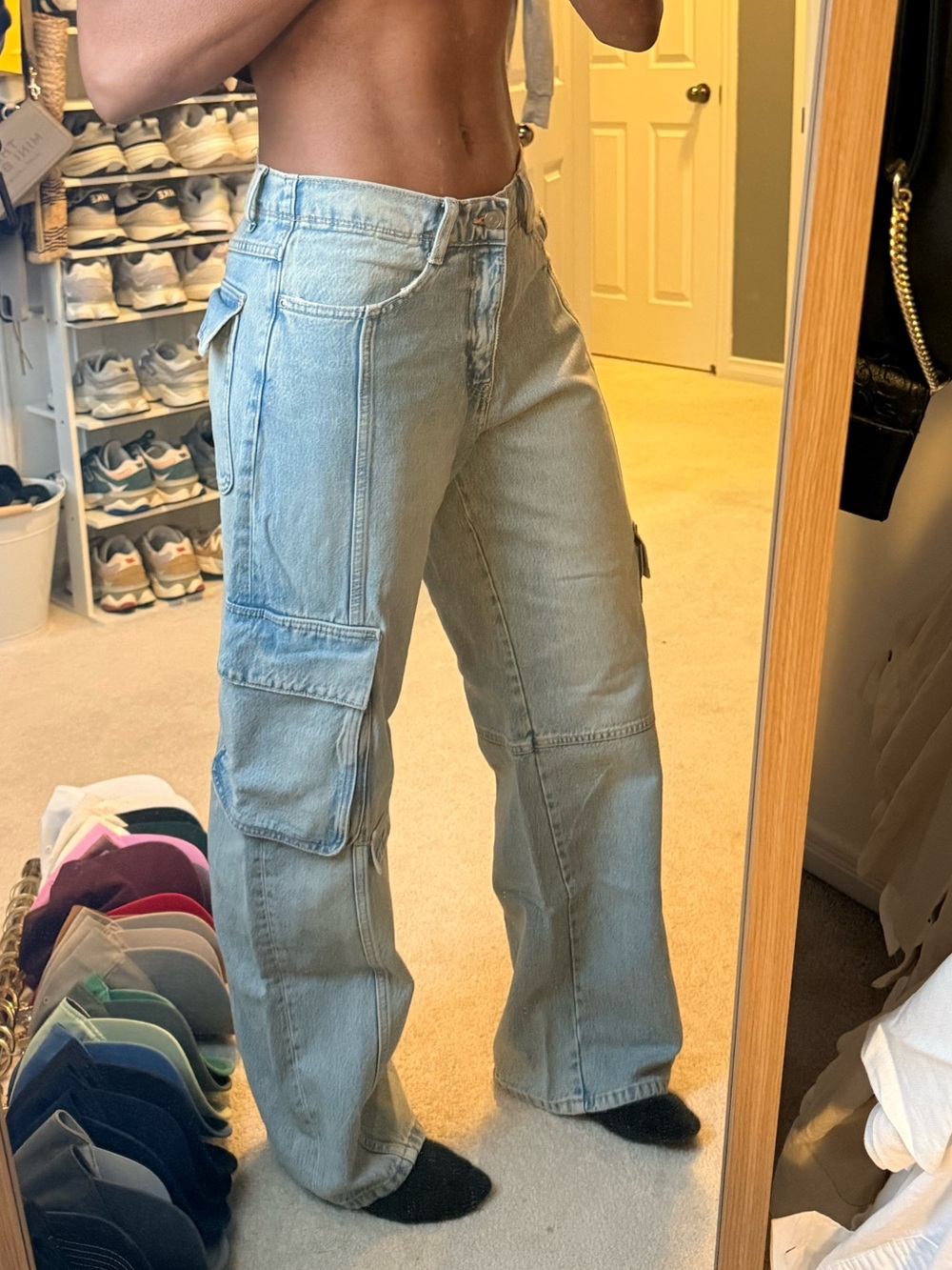 Zara cargo jeans